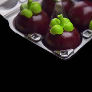 Özelleştirilmiş tek kullanımlık taze meyve şekilli blister ambalaj kabı, 4, 8, 12 elma plastik meyve flip kapakları için uygun - Product Image 6
