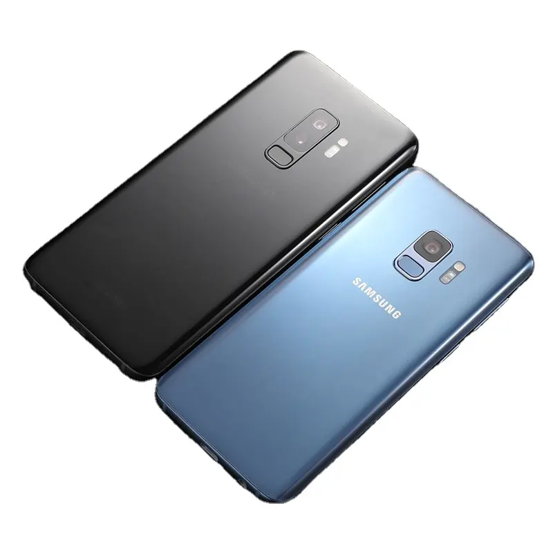 Telefone 4g usado atacado para Samsung Galaxy S9 plus cartão SIM único duplo versão 64gb 128gb 256gb em preço barato