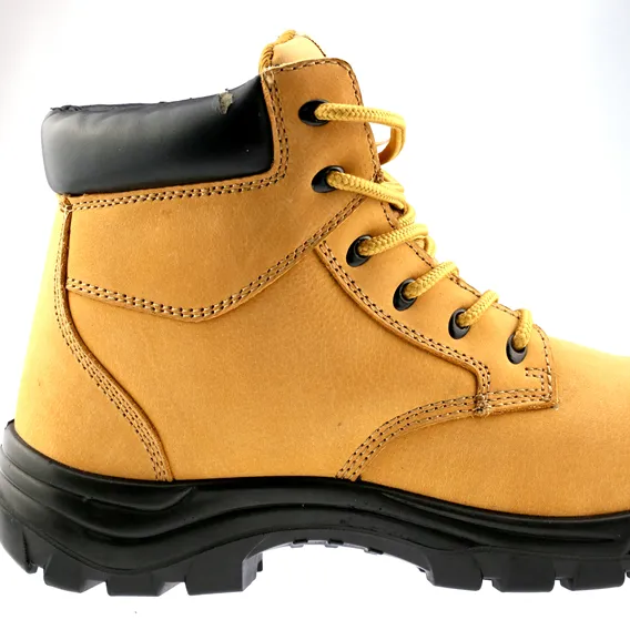 Botas de seguridad para el trabajo para hombre, botas industriales con punta de acero, impermeables, para minería de campo eléctrico