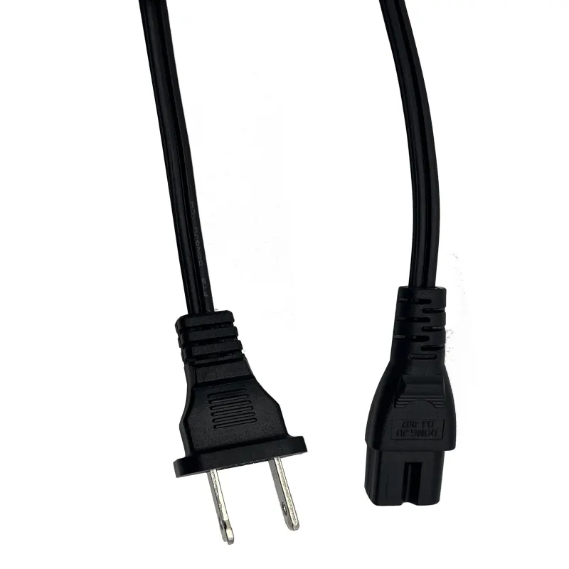 Jepang PSE diakui 125V kabel daya 2 Pin QP6 Plug listrik konektor suplai untuk PS4 Kabel daya untuk PS4 Kabel daya untuk Kabel Daya