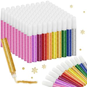 ปากกากาวกลิตเตอร์10กรัมสำหรับงานศิลปะและงานฝีมือ DIY แพ็คจำนวนมากปลอดสารพิษสีสดใสซักได้และปลอดภัยใช้งานง่าย - Product Image 2