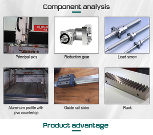 CE Certified <strong>4</strong> <strong>Axis</strong> <strong>CNC</strong> <strong>Router</strong> Rotate Device Swing Head Multi-Spindle 3D Woodworking Machine Tool Feeding Vacuum Table Surface - Product Image 6