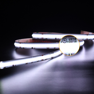 UL Listed 840chip DC24V RGBWIC 12mm programmabile cob rgbic striscia led 100mm taglio 16 W/M indirizzabile Smart cob rgbw striscia di luce a led - Product Image 3