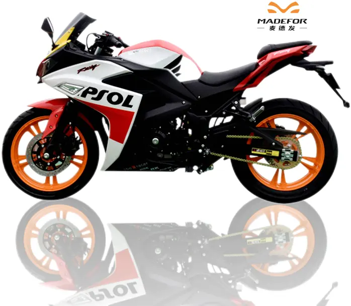 Yeni model 250cc 300cc 400cc gaz sokak bisikleti gaz benzinli motosiklet