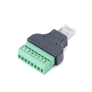 Terminal de tornillo RJ45, adaptador macho con placa PCB de 8 pines, conector macho, conectores pcb - Product Image 6