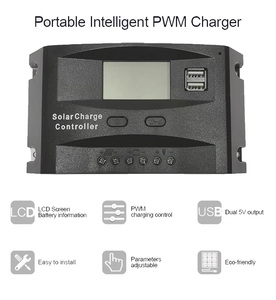 Regolatore di carica solare PWM regolatore di carica PWM 12V 24V 50A solare