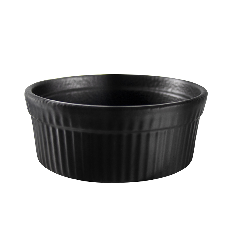 RYS0006682 Plato negro mate 7"