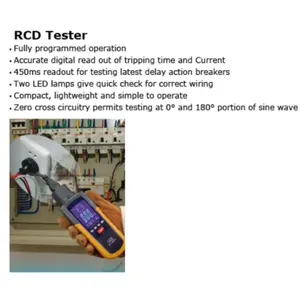 <span class=keywords><strong>Tester</strong></span> <span class=keywords><strong>RCD</strong></span> PER strumenti elettrrici lla <span class=keywords><strong>CEM</strong></span> <span class=keywords><strong>DT</strong></span>-<span class=keywords><strong>9054</strong></span> E <span class=keywords><strong>Tester</strong></span> ต่อ interruttori perdite - Product Image 2