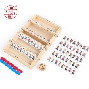 Wooden Board <strong>Game</strong> Guess Who <strong>I</strong> Am Shut the Box and 3 in 1 Checkers <strong>Game</strong> Set for Kids and Adults - Product Image 2