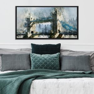 Nhà Máy Giá phong cách hiện đại tường nghệ thuật Floater Khung vải PS khung nổi cho kéo dài bức tranh - Product Image 3