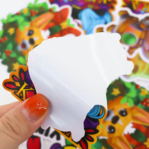 Custom Logo <strong>Sticker</strong> Waterproof Die Cut <strong>Stickers</strong> Durable Self-adhesive PVC Vinyl Decorative <strong>Sticker</strong> Labels - Product Image 2