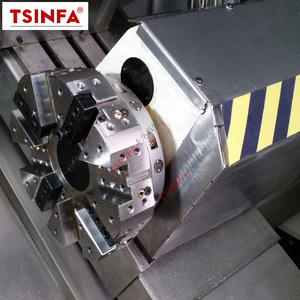 Máquina de cama inclinada CNC TFA750MF Máquina de torneado de 2 ejes Torno CNC automático Precio Torno con cambio automático de herramienta - Product Image 5