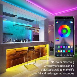 USB RGB Светодиодная лента 8 мм 60 светодиодов 5 В SMD 5050 Смарт-приложение управление Bluetooth гибкая лента Светодиодная лента компьютерная телевизионная подсветка - Product Image 6