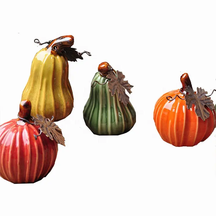 Decoraciones de calabaza para el hogar, accesorios decorativos inspiradores para el Día de Acción de Gracias, de otoño