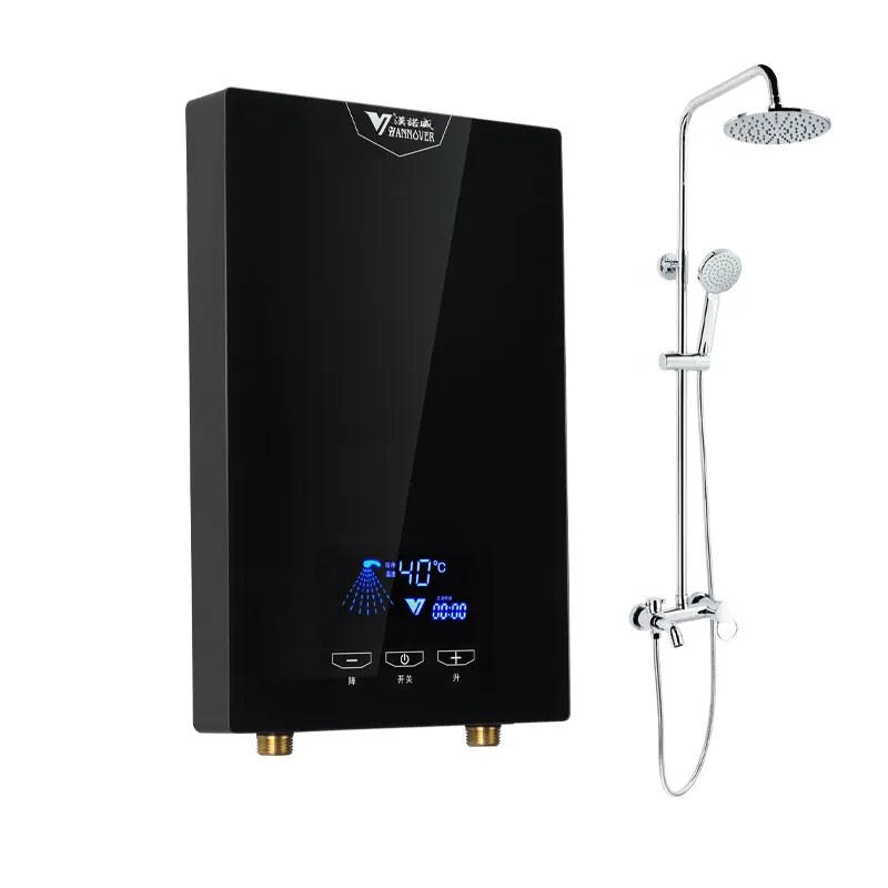 Relax-calentador de agua eléctrico para ducha, dispositivo de calefacción de inducción, instantáneo