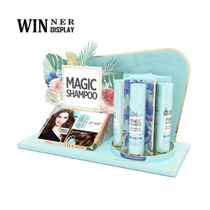 Sang trọng hiện đại Acrylic thân thiện với môi cho L hình dạng Countertop hiển thị mỹ phẩm là viết tắt của vẻ đẹp cửa hàng trang điểm tổ chức hiển thị - Product Image 3