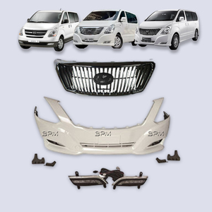 For HYUNDAI H1 CARGO TRAVEL GRAND <strong>STAREX</strong> ROYALE VIP IMAX ILOAD H300 I800 2007-2023 FRONT BUMPER RADIATOR GRILLE - Product Image 2