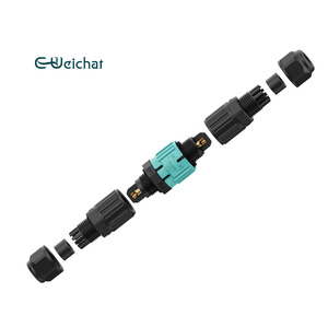 E-Weichat M15MF2ピンストレートプラガブルワイヤー接続はんだタイプIP68防水ケーブルコネクター屋外LEDライト用 - Product Image 4