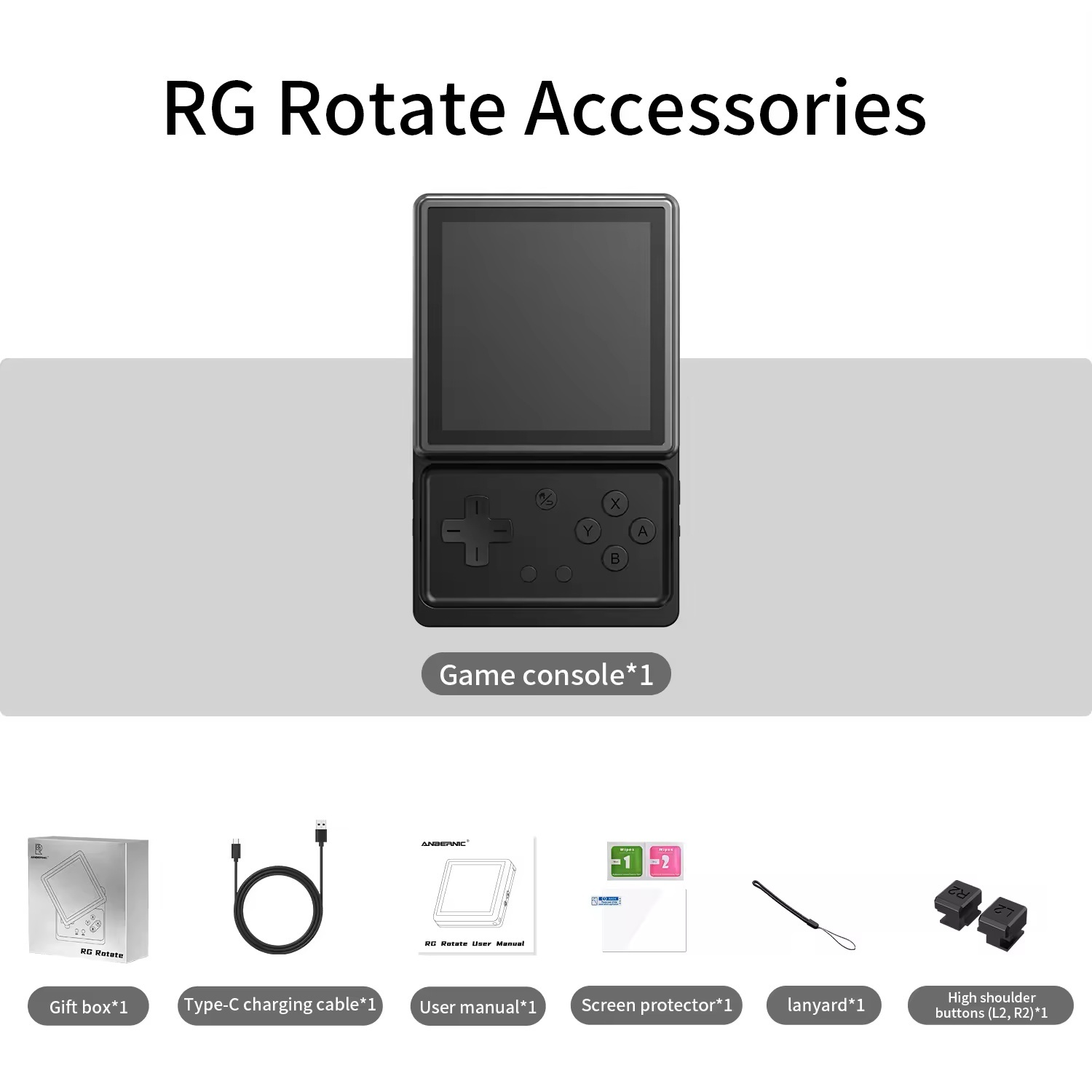 Black--Aluminum alloy + ABS plastic