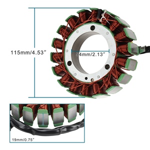 Goofit xe máy phát điện <span class=keywords><strong>Stator</strong></span> cuộn dây thay thế cho Honda xl1000v XL 1000V Varadero 1000 1999 2000 2001 2002 31120-mbt-611 - Product Image 4