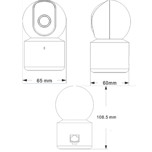 H820E 2MP Mini-Kamera mit geräuschlosem Nachtsicht betrieb CMOS-Sensor 940nm Unsichtbares IR-Zweiwege-Audio unterstützt NVR-Daten speicherung - Product Image 2