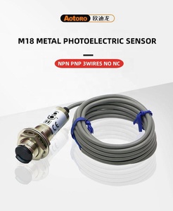 Sensor fotoeléctrico infrarrojo, sensores fotoeléctricos difusos, distancia de luz roja - Product Image 4