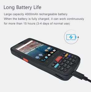RICODE <strong>Android</strong> 9/10 Warehouse Logistic Portable 4G WIFI GSM 1D 2D <strong>Android</strong> PDA Barcode Scanner - Product Image 6