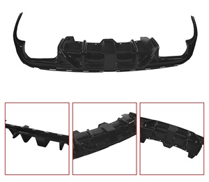 Kolay kurulum otomotiv parçaları arka difüzör gövde kiti için Jeep Grand Cherokee 2012014-2021plastic yedek tampon - Product Image 5