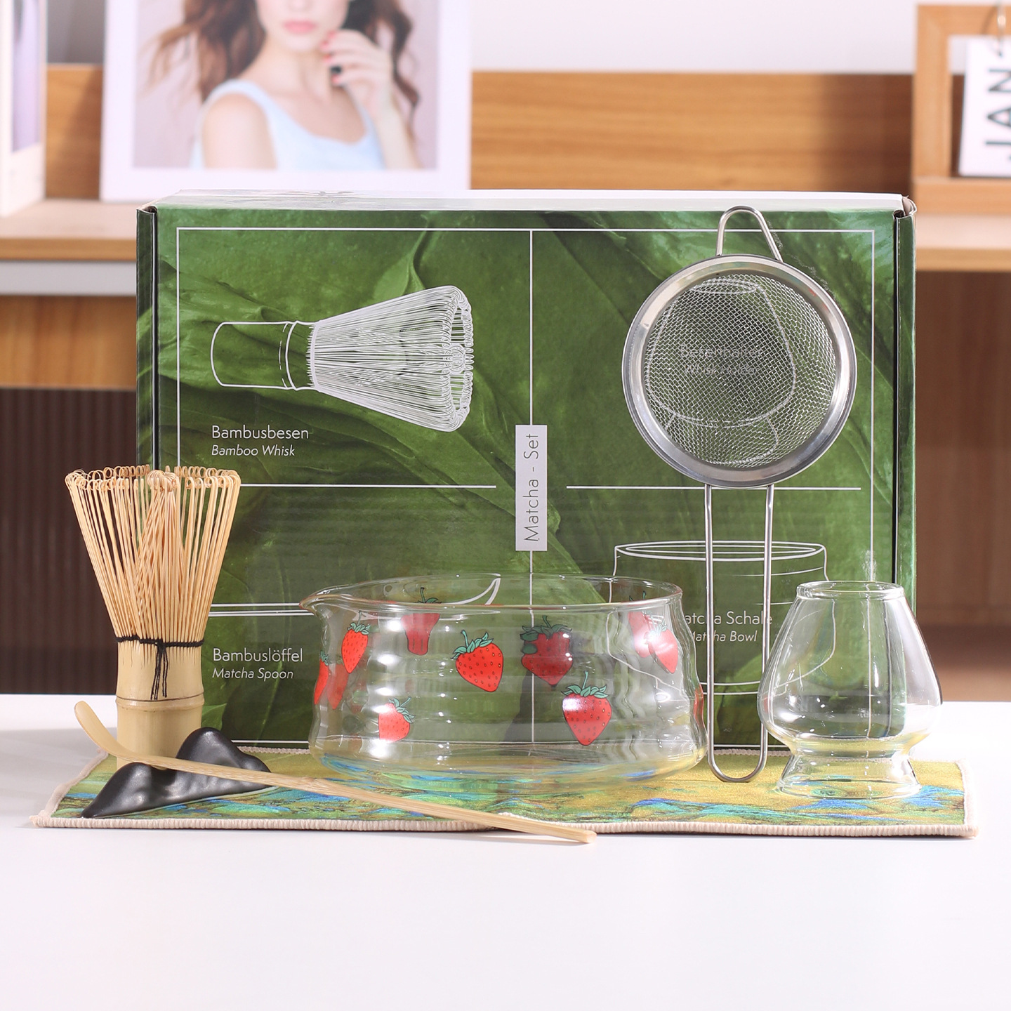 7p/set (Caja verde oscuro)