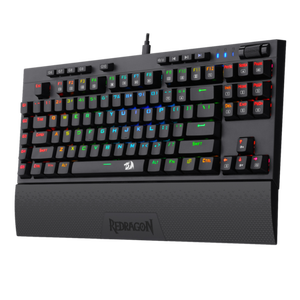 Redragon-Teclado mecánico retroiluminado LED para juegos de Pc, teclas programables RGB - Product Image 5