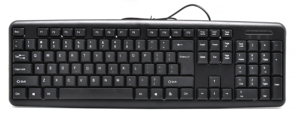 Teclado con cable AIKUN o OEM, teclado de computadora silencioso, teclado estándar teclado de tamaño completo para oficina - Product Image 4