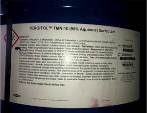 TERGITOL TMN-10 (90%) Surfactant Alcohol Ethoxylate Use for Paper &amp; Textile Processing, Paints &amp; Coating, Cleaners Ect. - Product Image 2