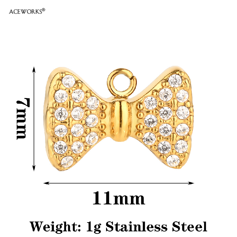 Pavé Bow Charm