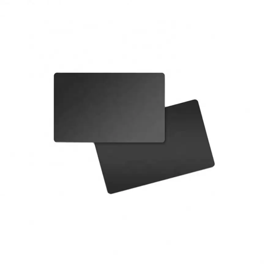 Customized Design 13.56Mhz NFC MIFARE DESFire EV1 Black Metal Business Card