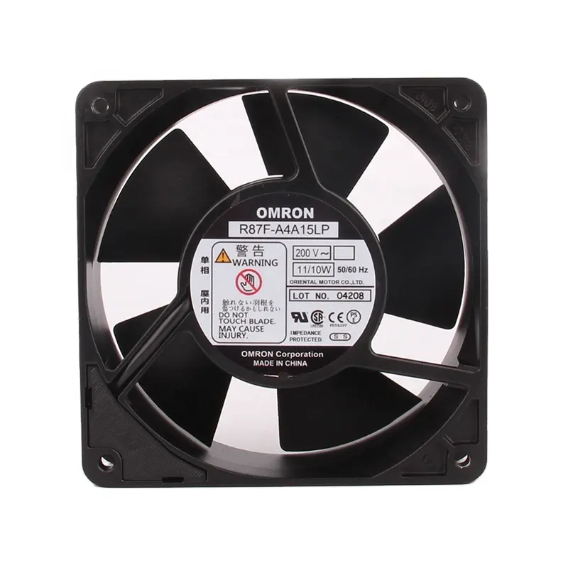 Novo original OMRON AC220V 0.8/0.7A DC EC 11/10W 120X120X38MM 12CM 12038 Chassis Gabinete R87F-A6A15LP ventilador de refrigeração