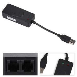 USB 56K External Dial up Voice Fax Data <strong>Modem</strong> Fit for Win7 Win8 Win10 XP D46B - Product Image 4