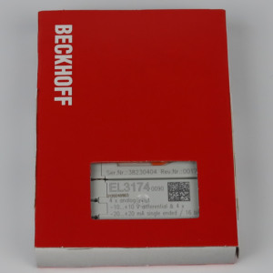 BECKHOFF 100% オリジナルPLCコントローラIOモジュールEL3174-0090オリジナル入出力 (IO) - Product Image 2