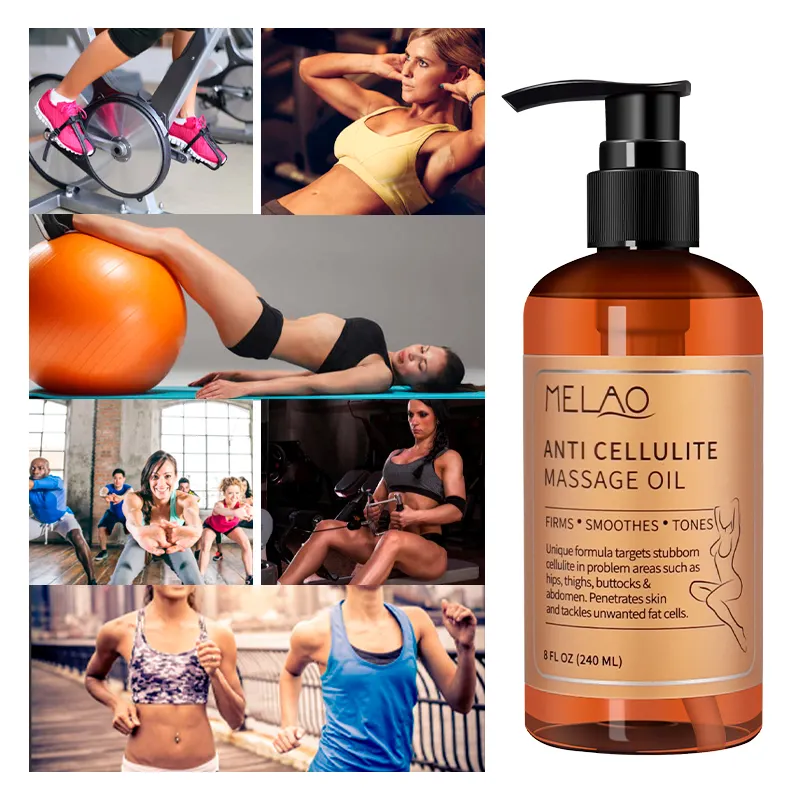 Huile essentielle de Massage amincissante naturelle hommes femmes huile de Massage Anti Cellulite marque privée pour les fesses des cuisses
