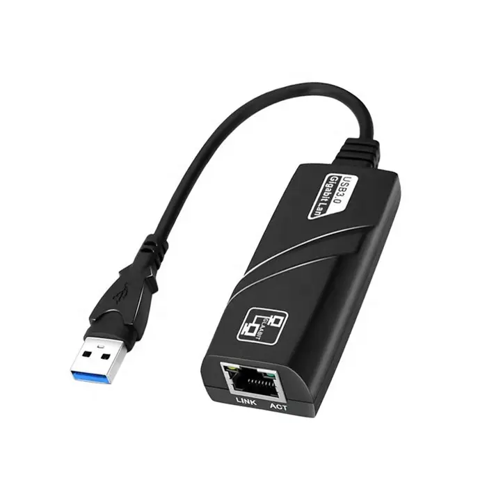Adattatore di rete da USB 3.0 a Gigabit Ethernet RJ45 Lan 10/100/1000 Mbps adattatore Desktop laptop Android TV Box
