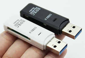 迷你高速二合一多卡读卡器USB 3.0，适用于微型SD tf卡内存闪存驱动器适配器 - Product Image 3