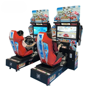 Sikke işletilen Outrun 32 araba yarışı oyun makinesi simülatörlü atari simülatörü sürüş oyun makinesi satılık - Product Image 2