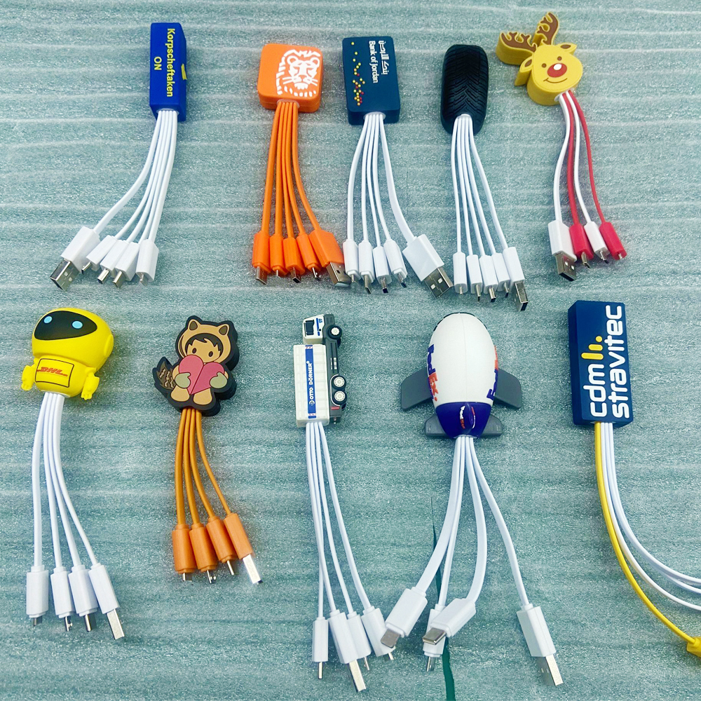 Custom LOGO Design 3 In 1 Charging Cable