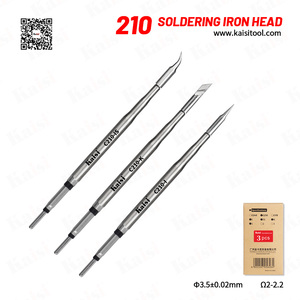 ในสต็อก! Kaisi C210 หัวแร้งพร้อม 1/3 ชิ้นเคล็ดลับหัวแร้งสําหรับซ่อมโทรศัพท์ DIY อเนกประสงค์อะไหล่หัวแร้งเคล็ดลับ - Product Image 4