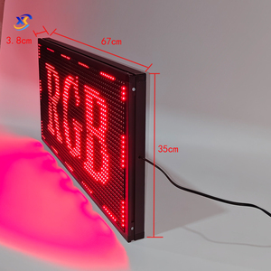 P10 Red LED-Modul Panel Moving Message Billboard Rote Farbe Programmier barer Scrolling-LED-Bildschirm für den Außenbereich - Product Image 2