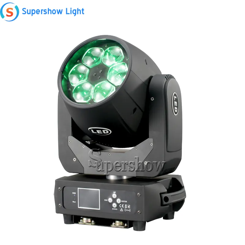 6x40W RGBW zoom wash moving head and beam Bee Eye LED effect dj club light for disco stage wedding party