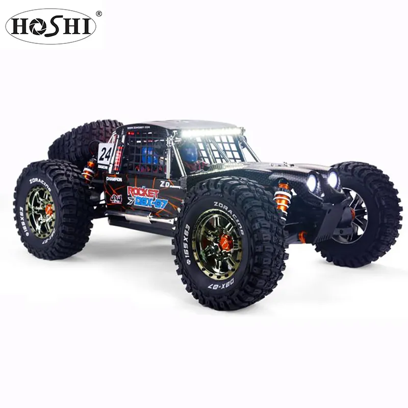 Hoshi ZD RACING DBX-07 1/7 80km/h Power Desert Truck 4WD Off-road RC Buggy Car 6S Brushless RC Remote Control Car Vehicle RTR