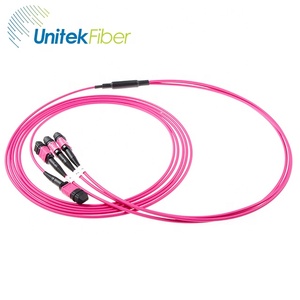 Unitekfiber mpo(f) to mpo(f) breakout cable 8 12 24 cores lszh 3.0m low loss mpo <strong>trunk</strong> cable - Product Image 5