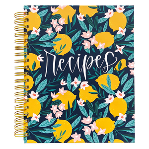 Libro de recetas en espiral para escribir tus propias recetas Un espacio en blanco Crea tu propio libro de cocina Organizador de diario Cuaderno Planificador de recetas personalizado - Product Image 1