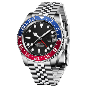 40MM GTM Automatic Watch Custom Logo Powered by Japan Seiko NH34 Movement ,Watch for Men GMT With Super BGW9 - Product Image 2