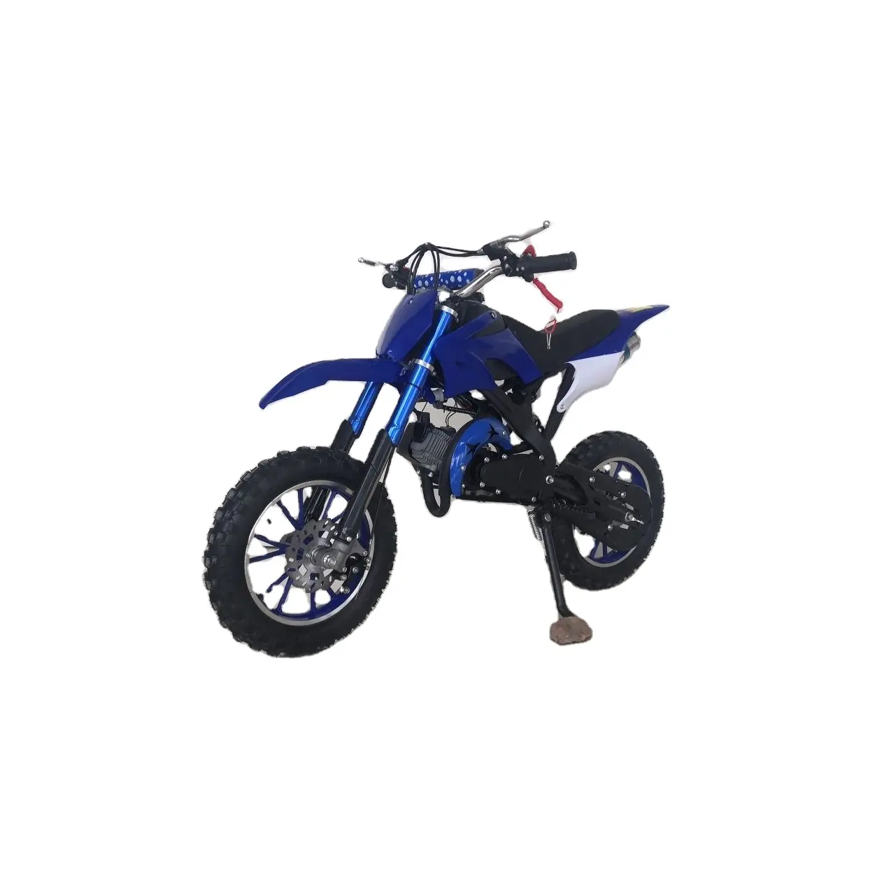 Nieuwe Mode 2-Takt Mini Dirt Bikes Pull Start Gas Mini Motorfiets 49cc Voor Kinderen Met Ce